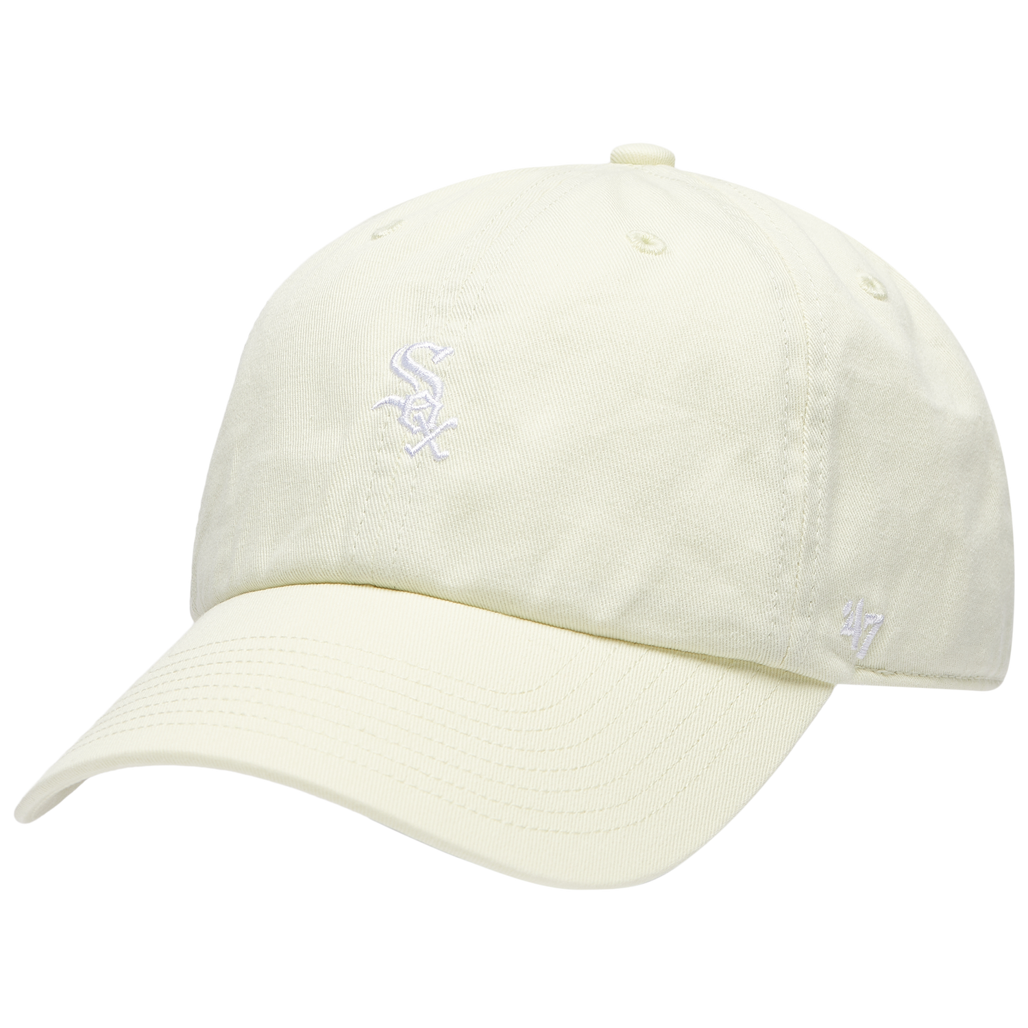 47 Brand White Sox Base Runner Ballpark 47 Clean Up Cap - Men's - Yellow/Multi