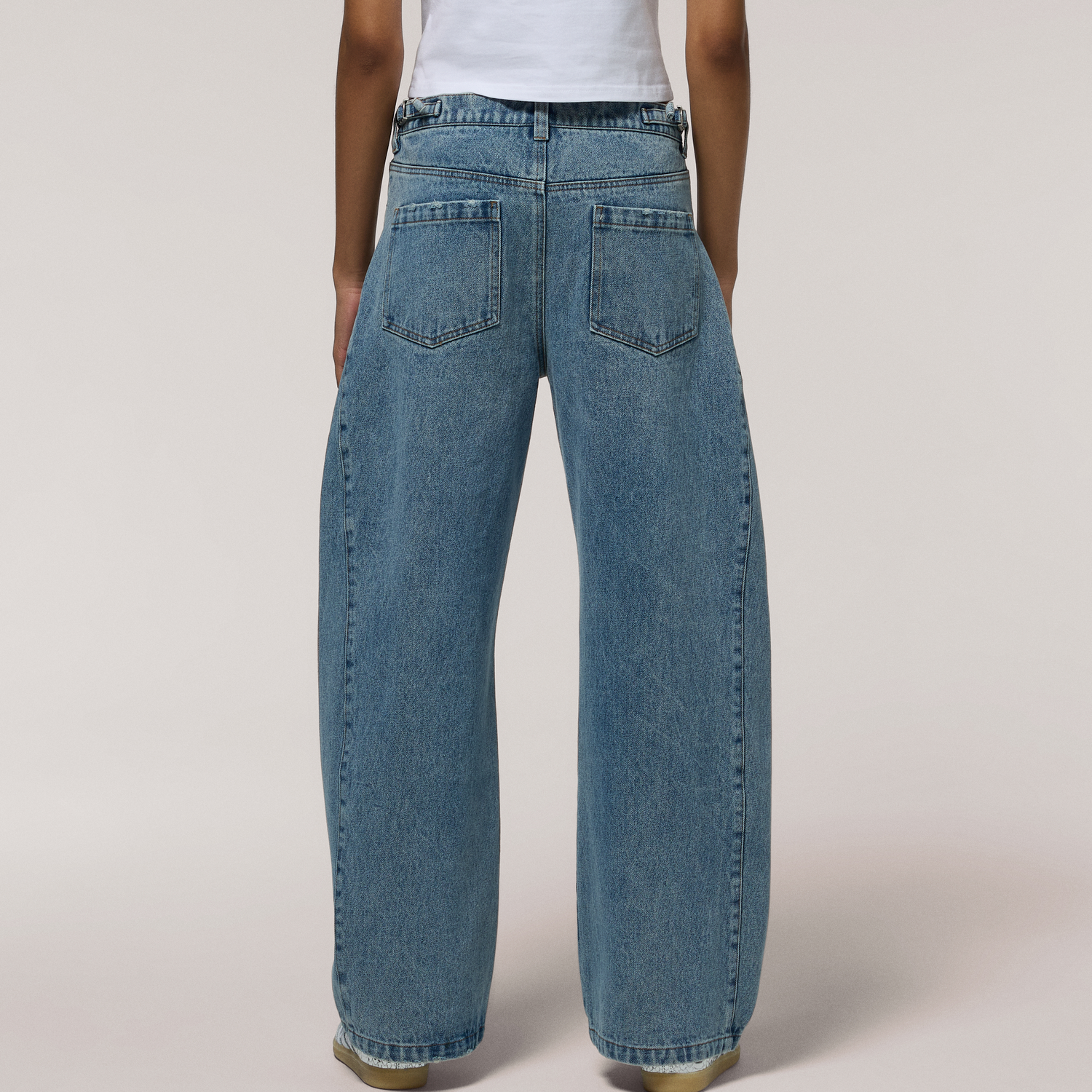 Cozi Denim Barrel Pants - Women's - Light Denim