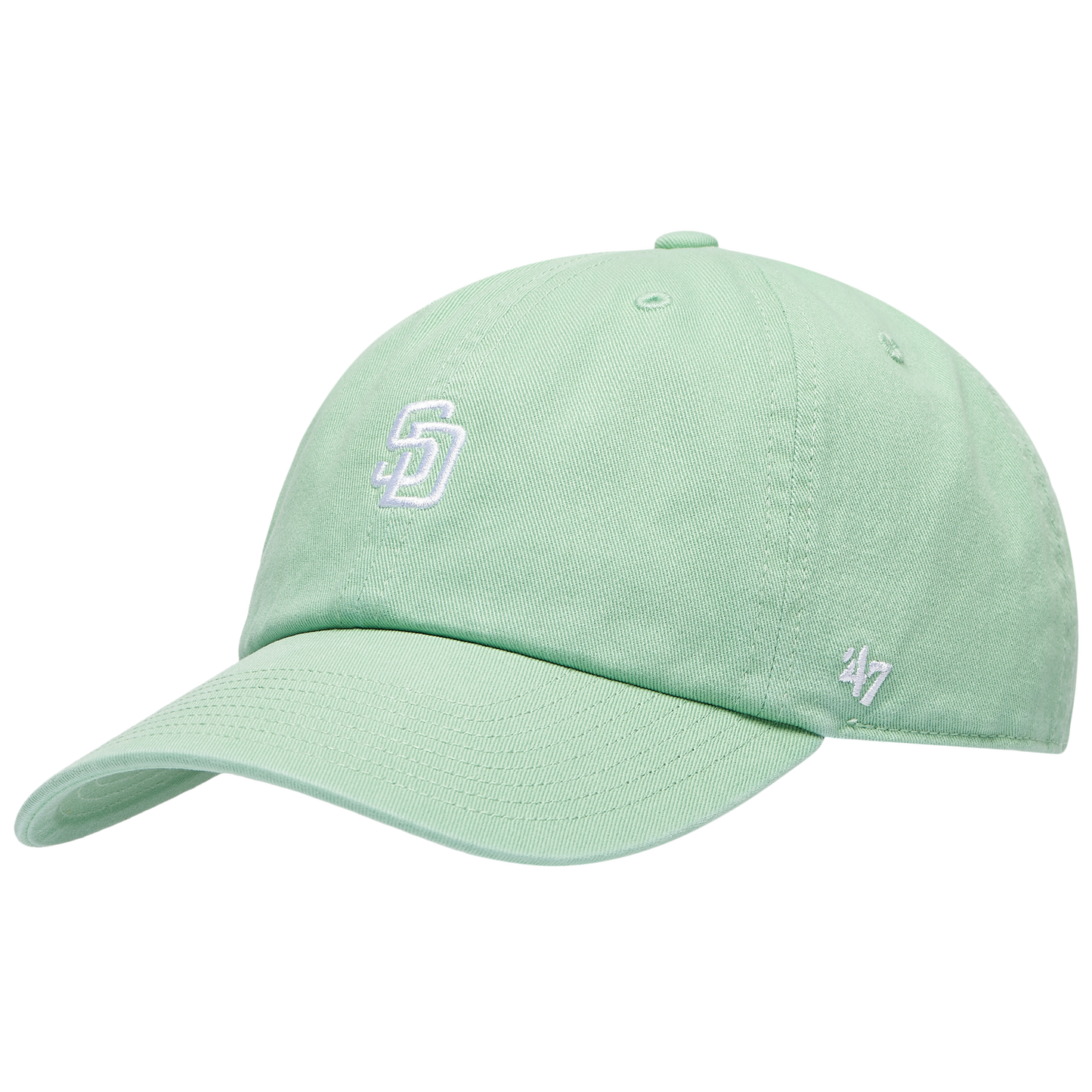 47 Brand Padres Base Runner Ballpark 47 Clean Up Cap - Men's - Green/Multi