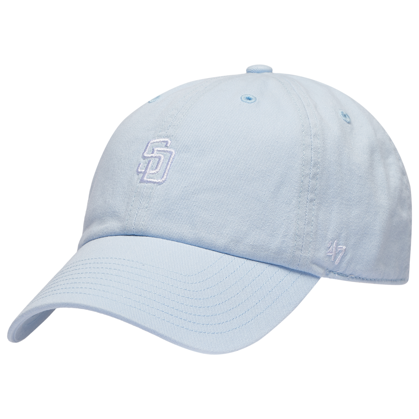 47 Brand Padres Base Runner Ballpark 47 Clean Up Cap - Men's - Blue/Multi