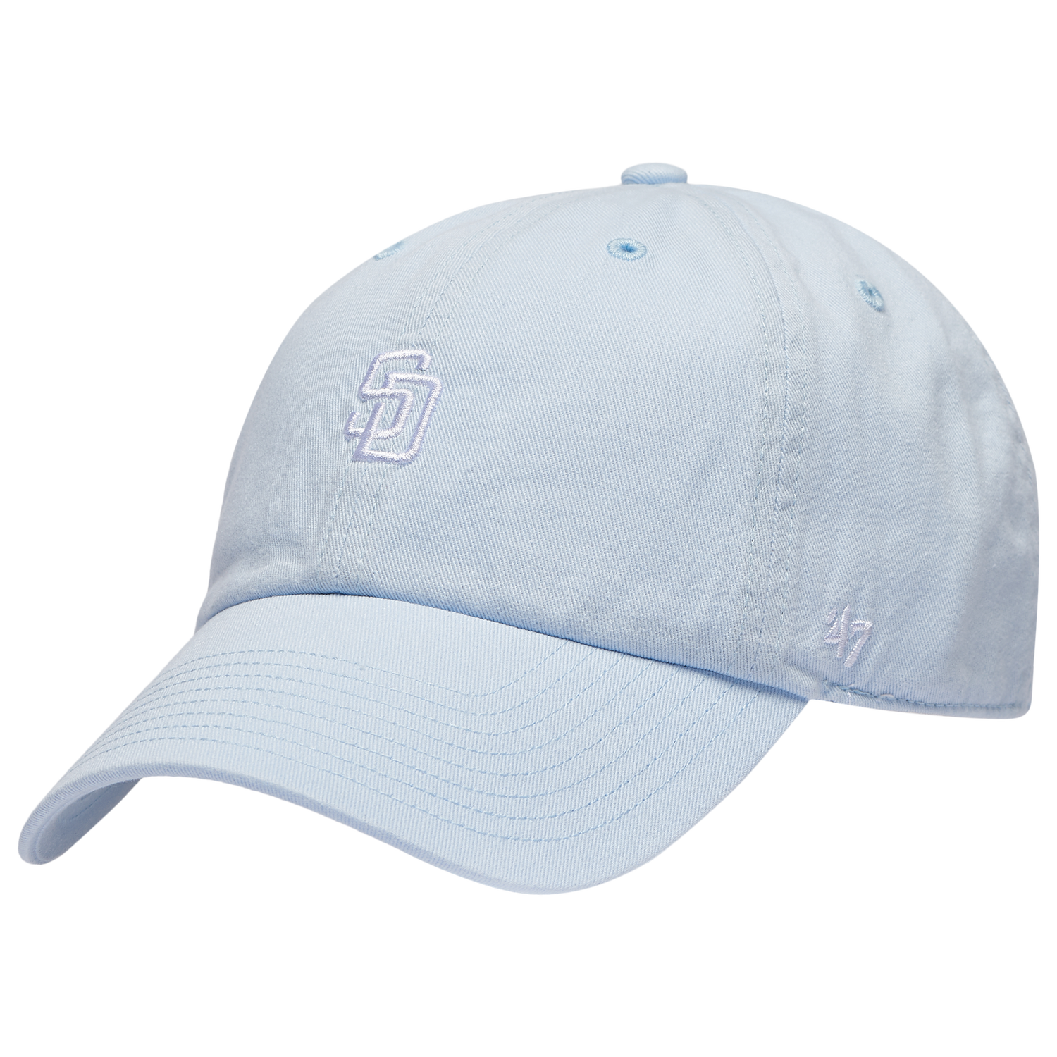 47 Brand Padres Base Runner Ballpark 47 Clean Up Cap - Men's - Blue/Multi