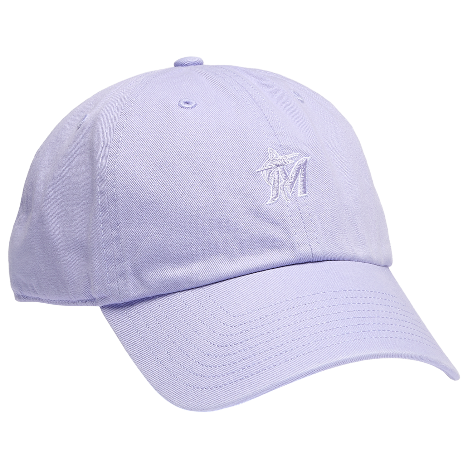 47 Brand Marlins Base Runner Ballpark 47 Clean Up Cap - Men's - Purple/Multi