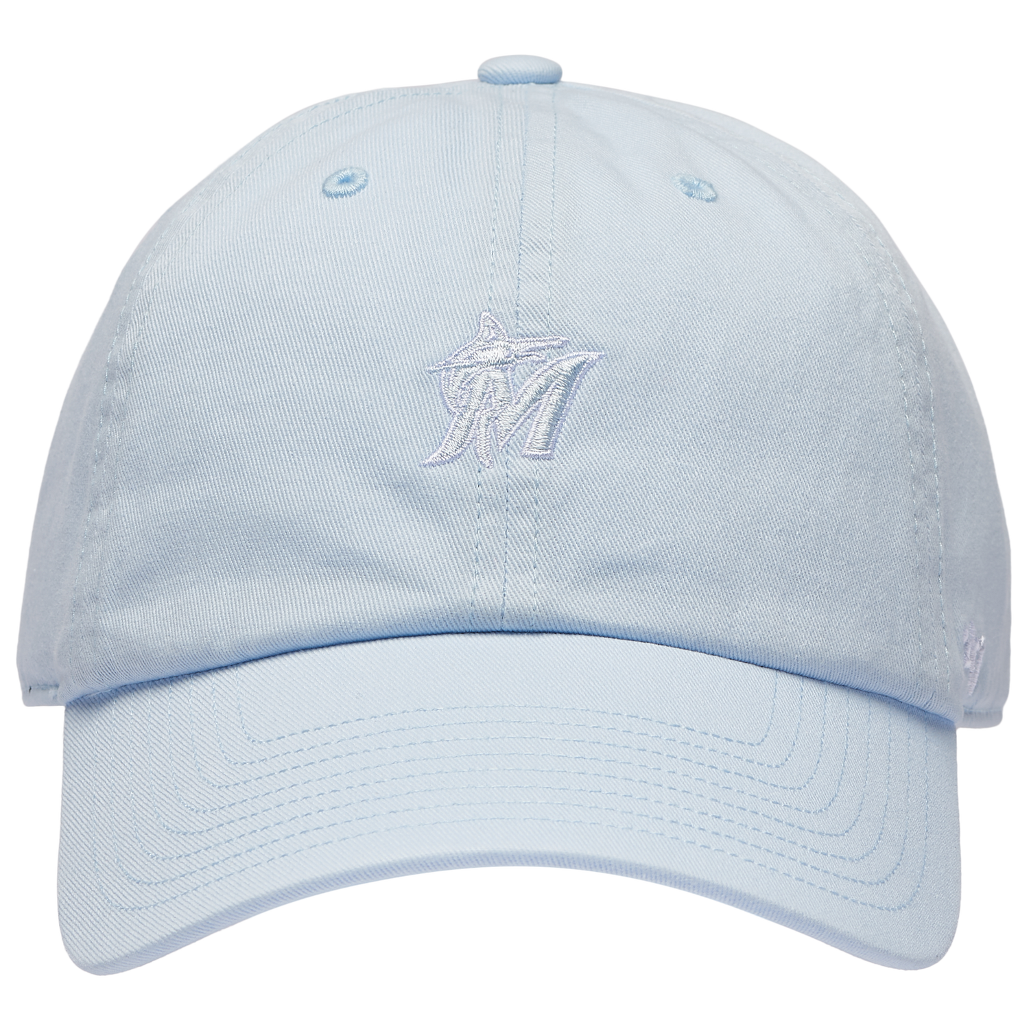 47 Brand Marlins Base Runner Ballpark 47 Clean Up Cap - Men's - Blue/Multi