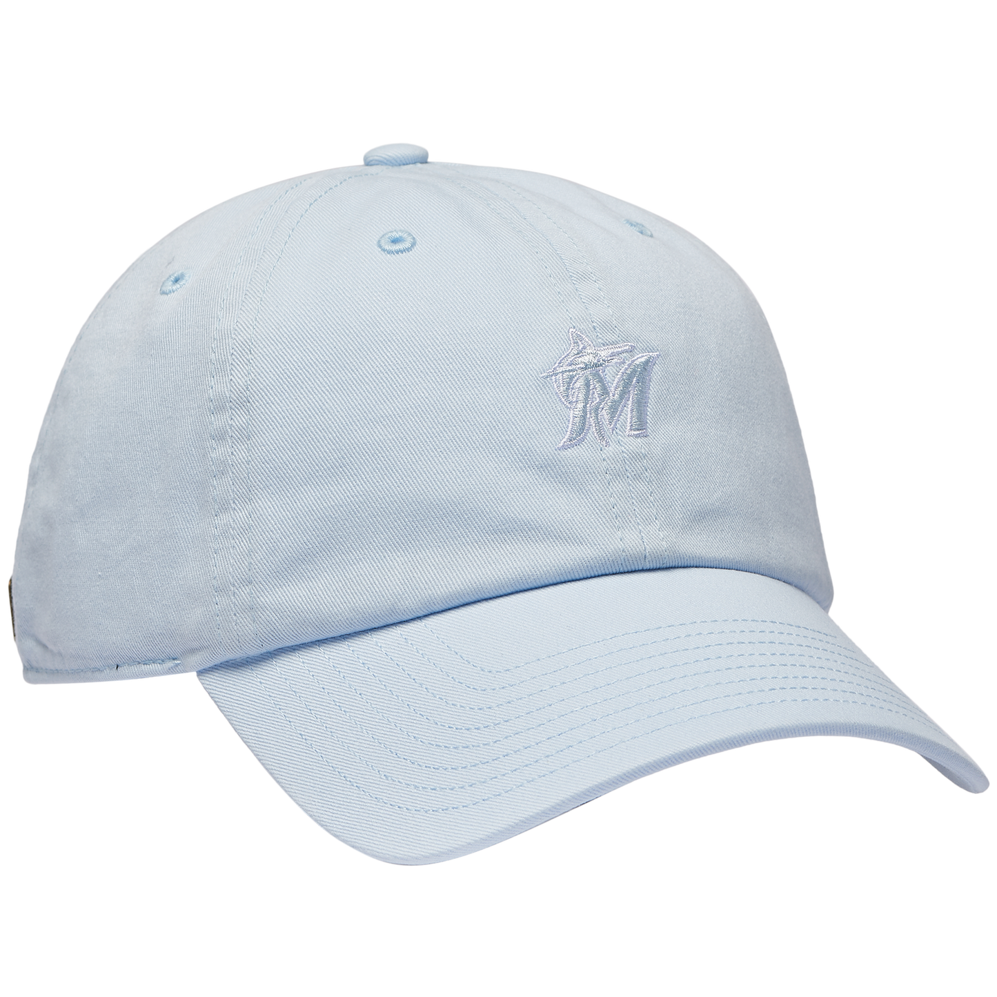 47 Brand Marlins Base Runner Ballpark 47 Clean Up Cap - Men's - Blue/Multi