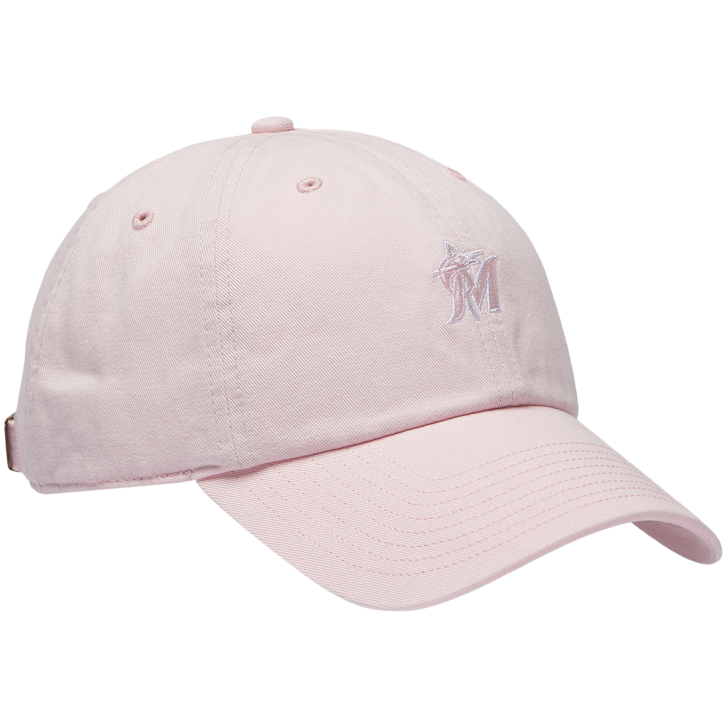 47 Brand Marlins Base Runner Ballpark 47 Clean Up Cap - Men's - Pink/Multi