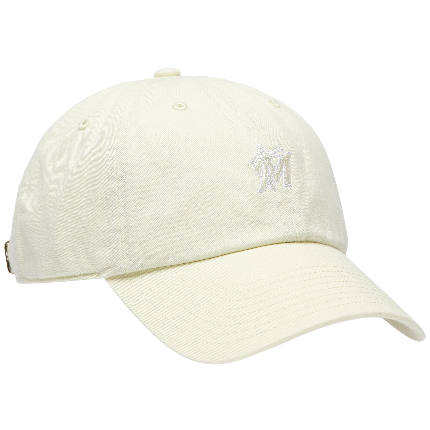 47 Brand Marlins Base Runner Ballpark 47 Clean Up Cap - Men's - Multi/Yellow