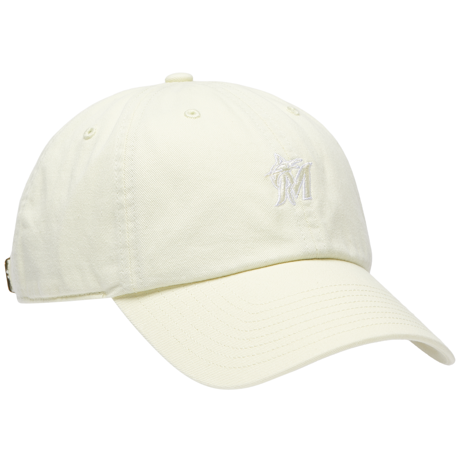 47 Brand Marlins Base Runner Ballpark 47 Clean Up Cap - Men's - Multi/Yellow