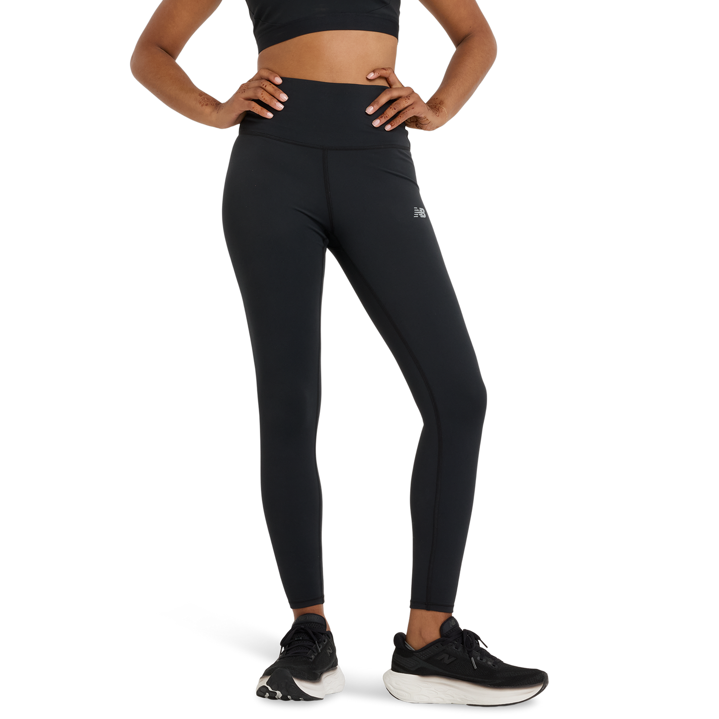 New Balance Harmony High Rise 25" Leggings - Women's - Black/Black