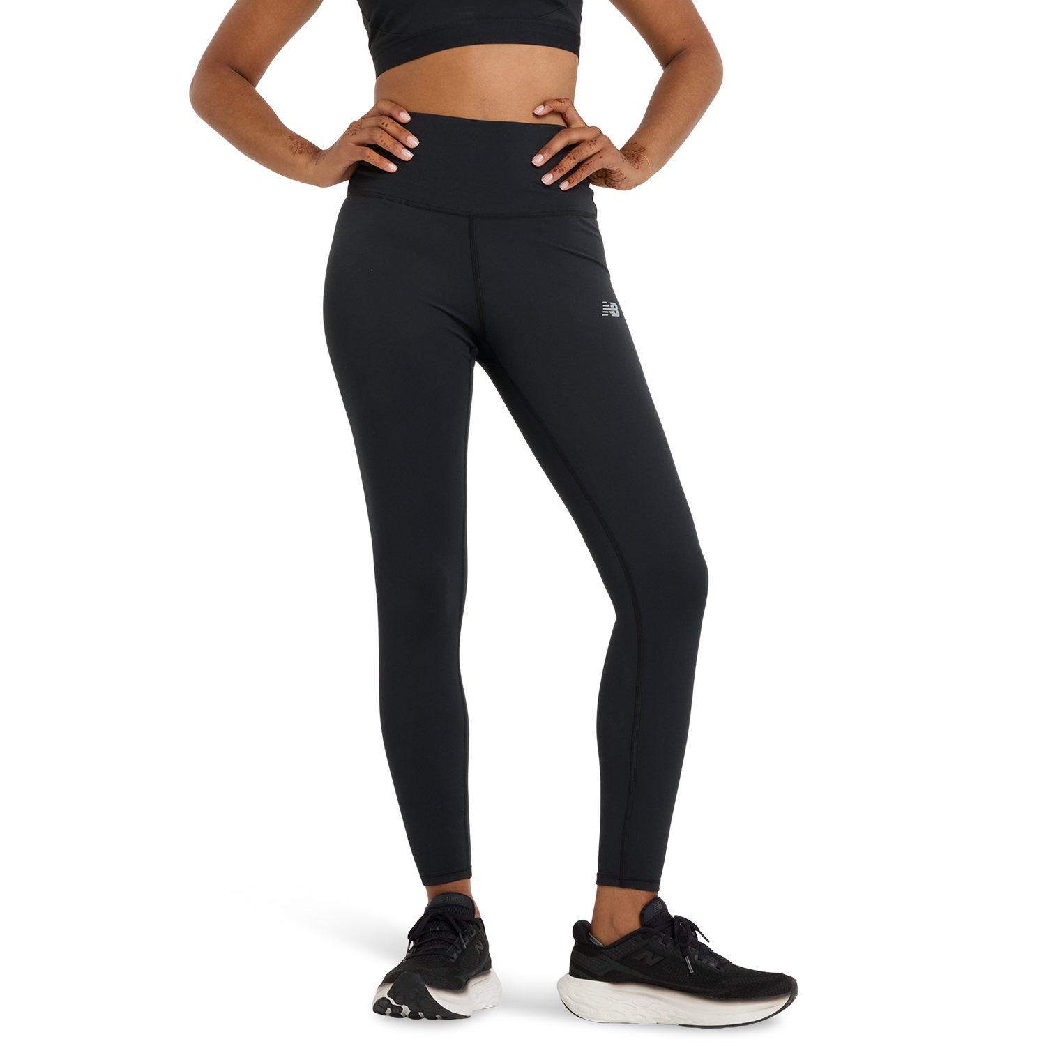 New Balance Harmony High Rise 25" Leggings - Women's - Black/Black