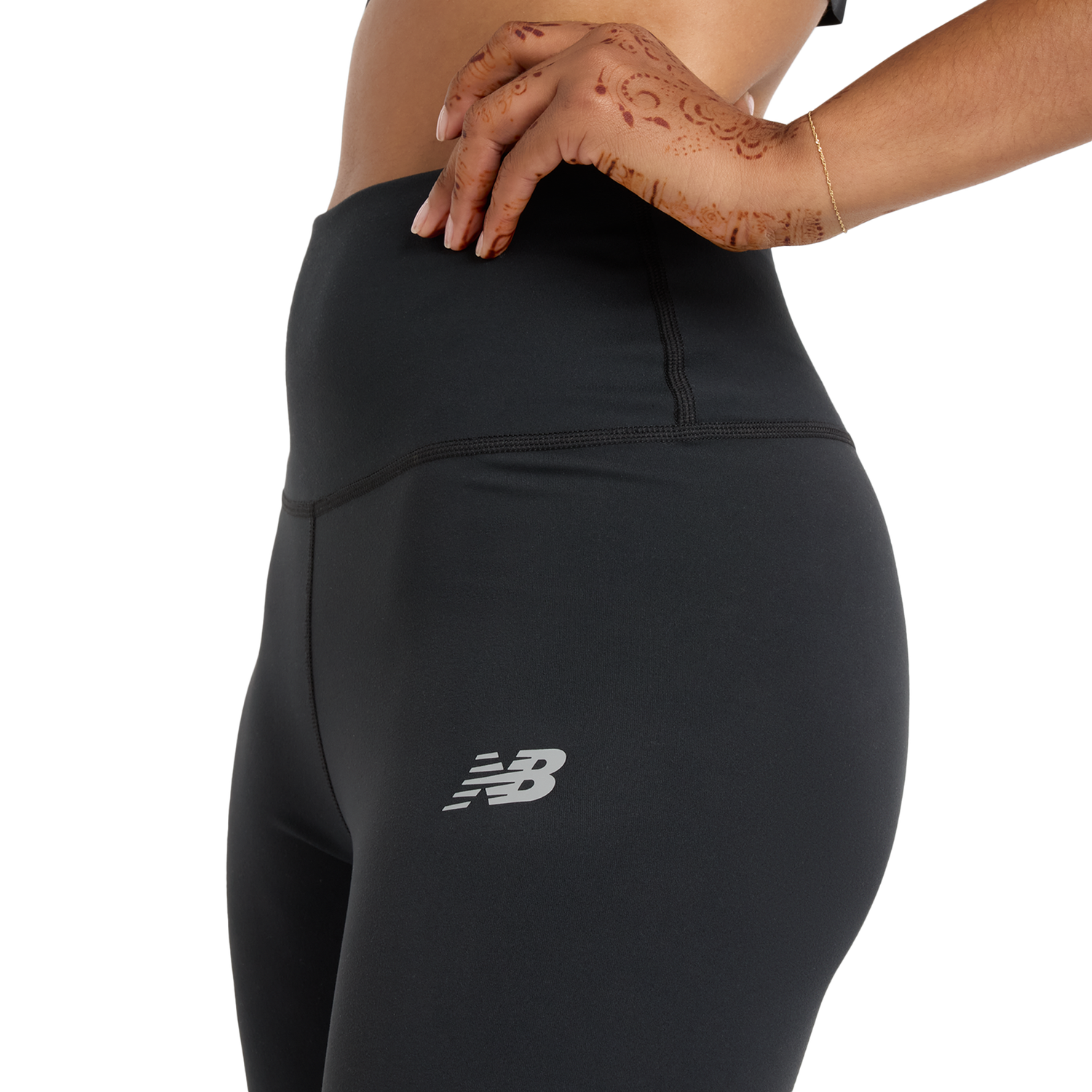 New Balance Harmony High Rise 25" Leggings - Women's - Black/Black