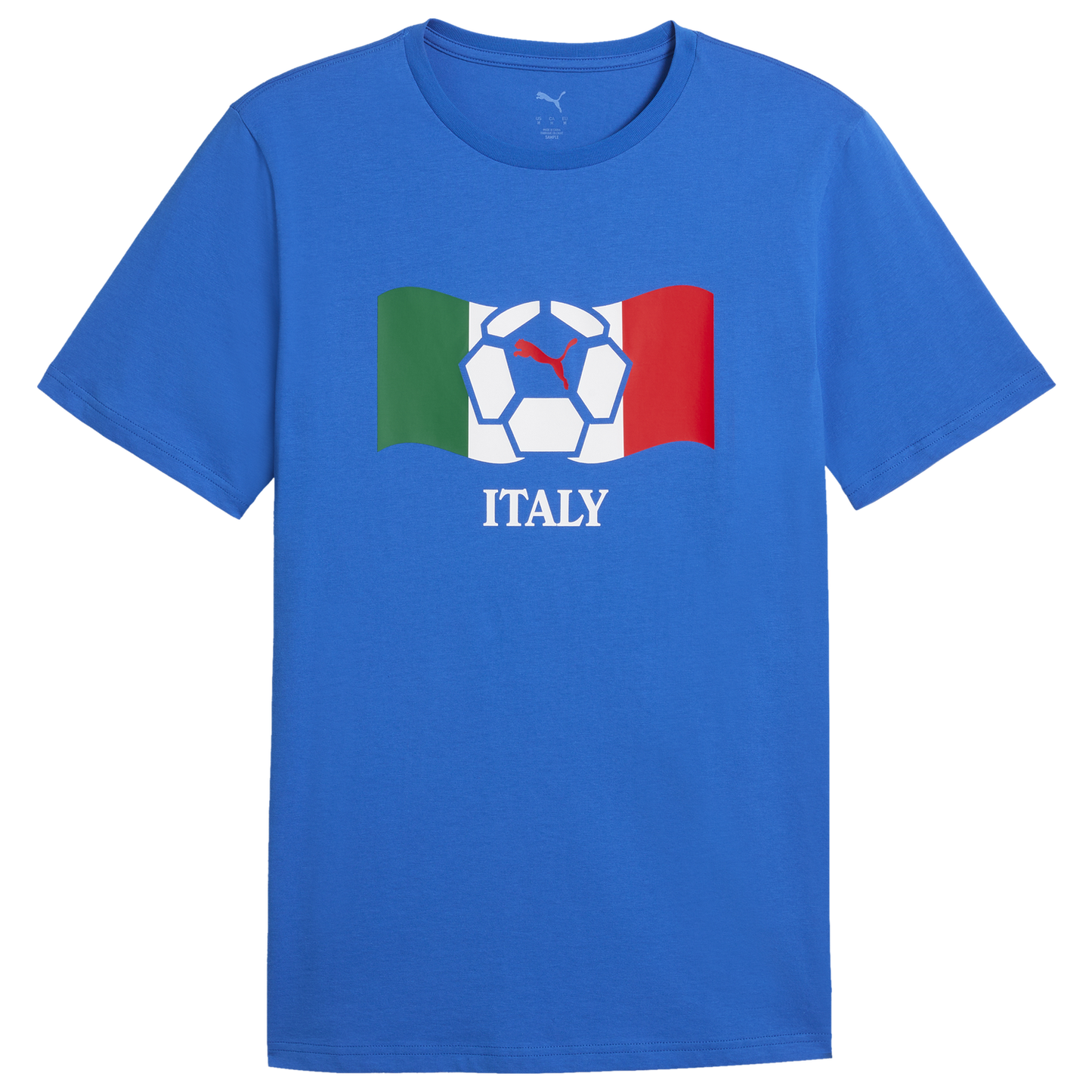 PUMA Fanpack Shortsleeve Tee - Men's - Red/Team Royal