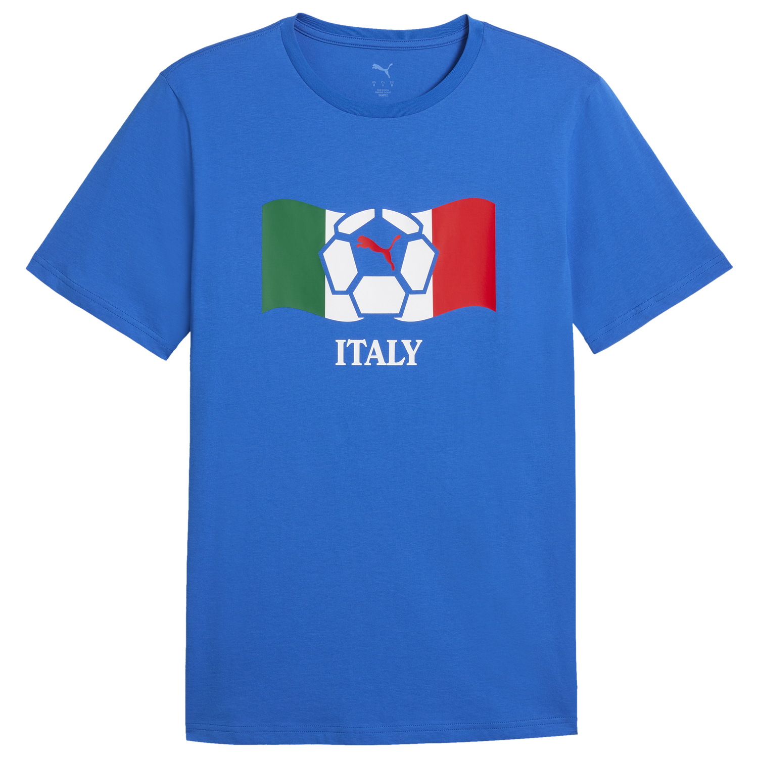 PUMA Fanpack Shortsleeve Tee - Men's - Red/Team Royal