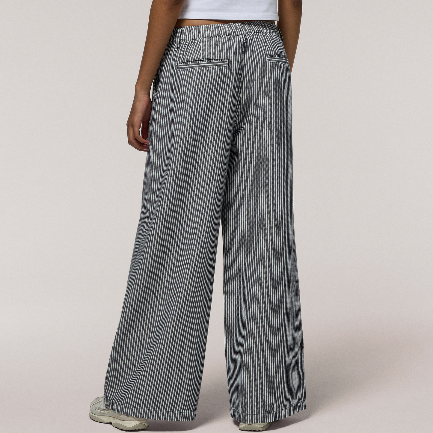 Cozi Drapey Pants - Women's - Stripe Print/Ombre Blue