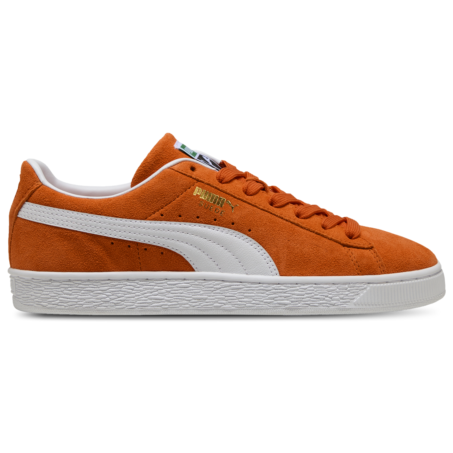 PUMA Suede Classic - Men's - White/Orange