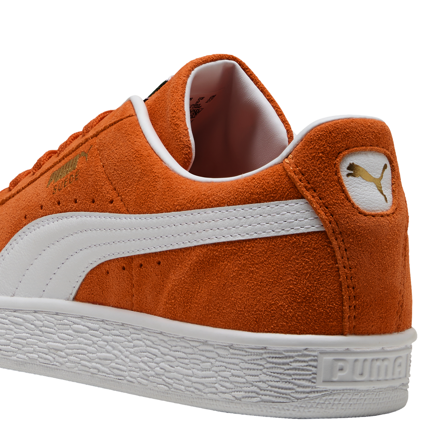 PUMA Suede Classic - Men's - White/Orange