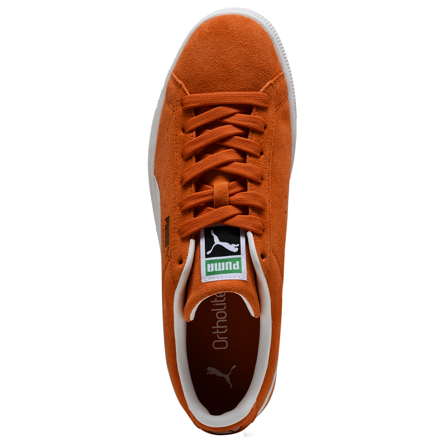 PUMA Suede Classic - Men's - White/Orange