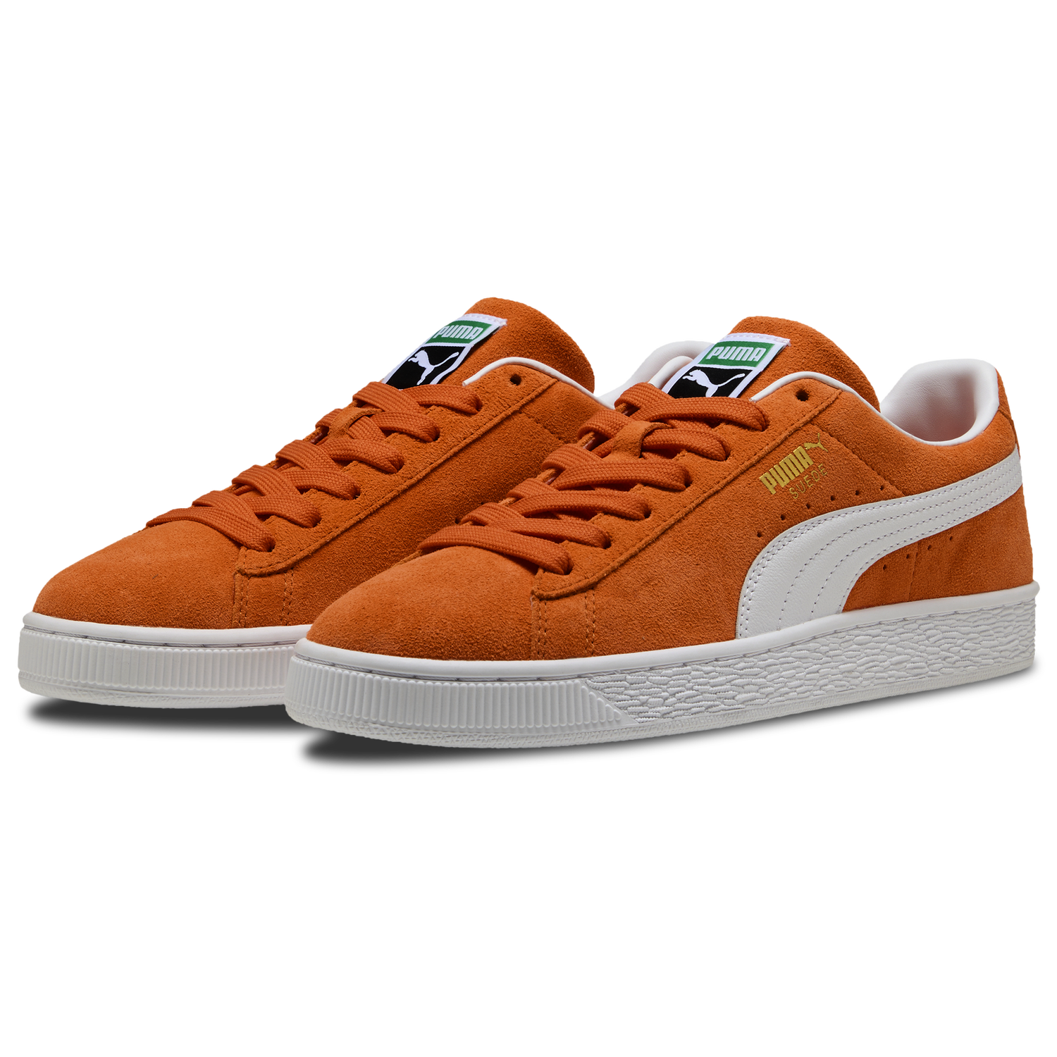 PUMA Suede Classic - Men's - White/Orange