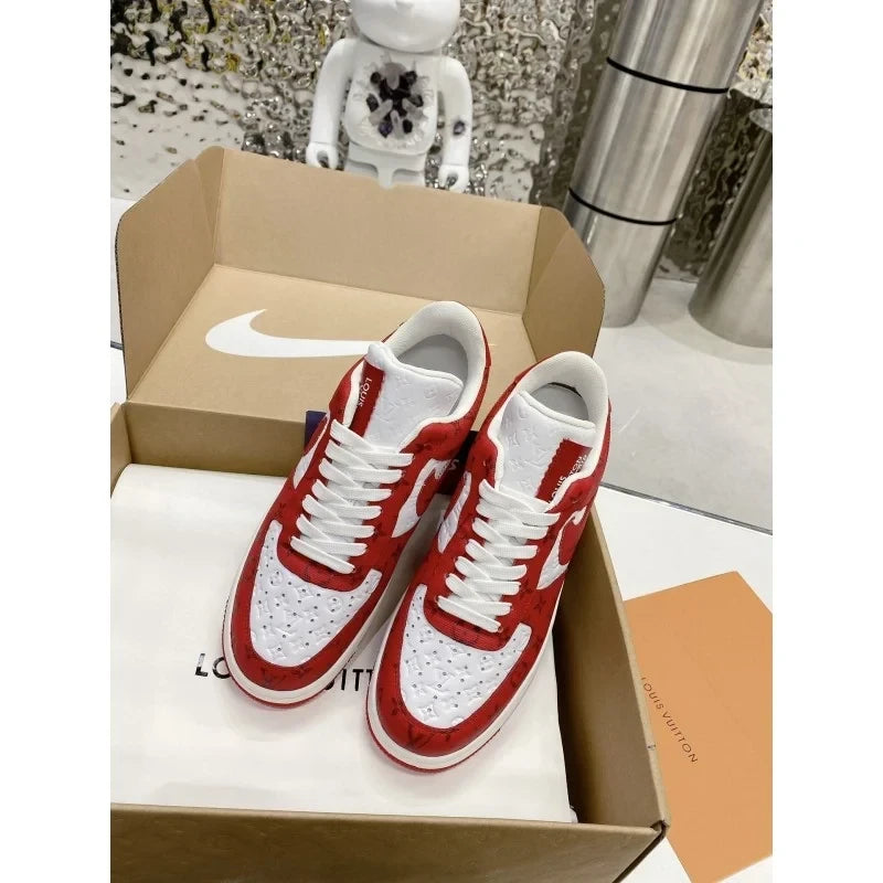 Louis Vuitton x Nike Air Force 1 Low By Virgil Abloh White/Red