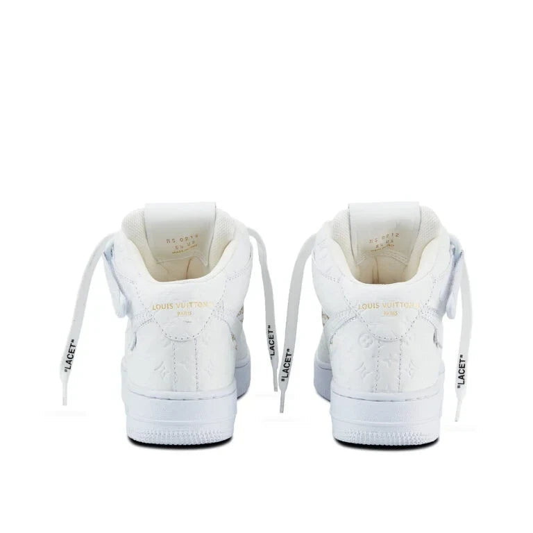 Louis Vuitton x Nike Air Force 1 Mid White