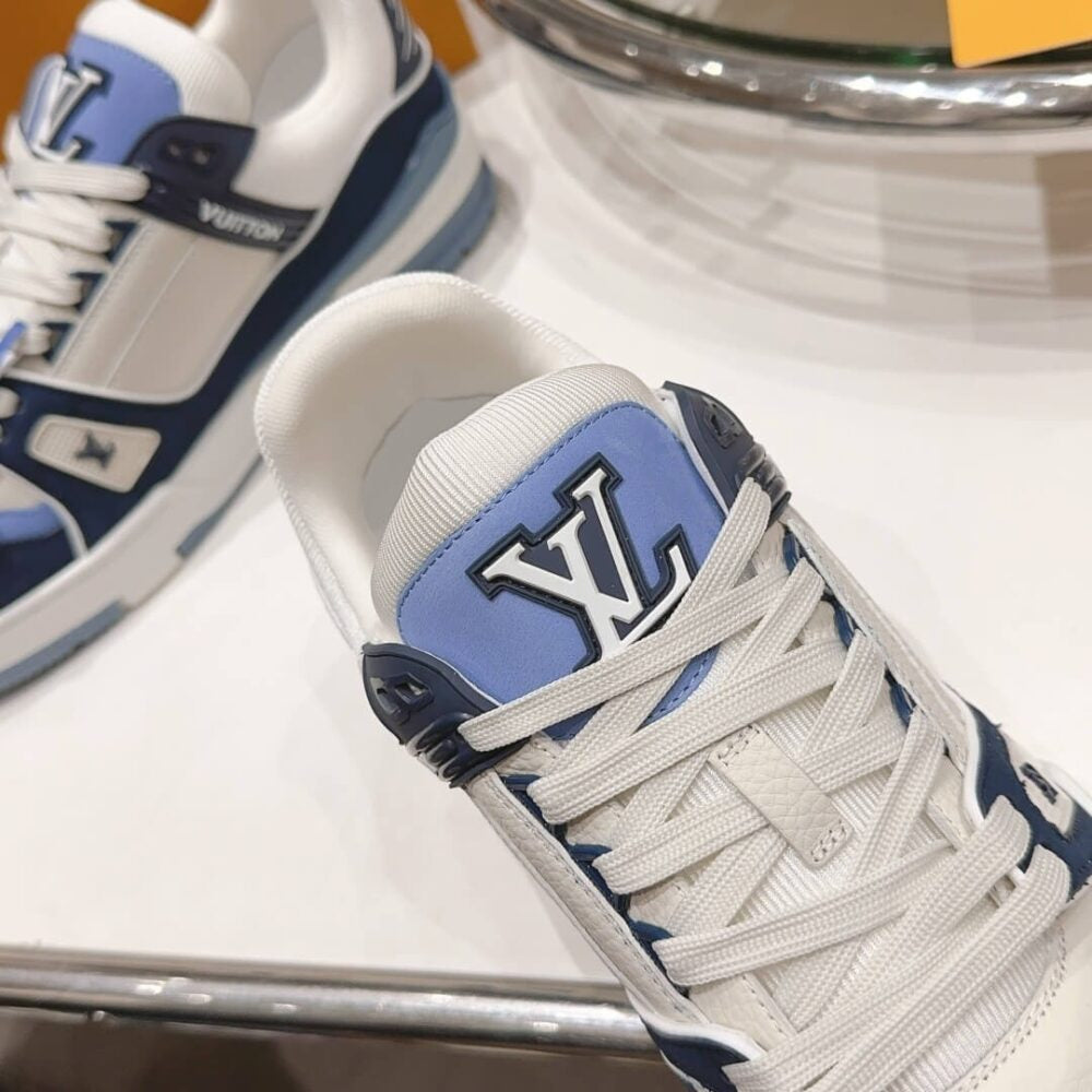 Louis Vuitton LV Trainer Blue Beige