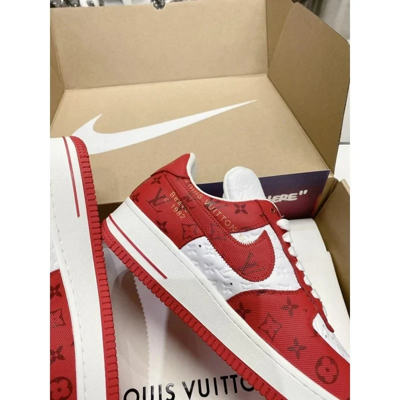 Louis Vuitton x Nike Air Force 1 Low By Virgil Abloh White/Red