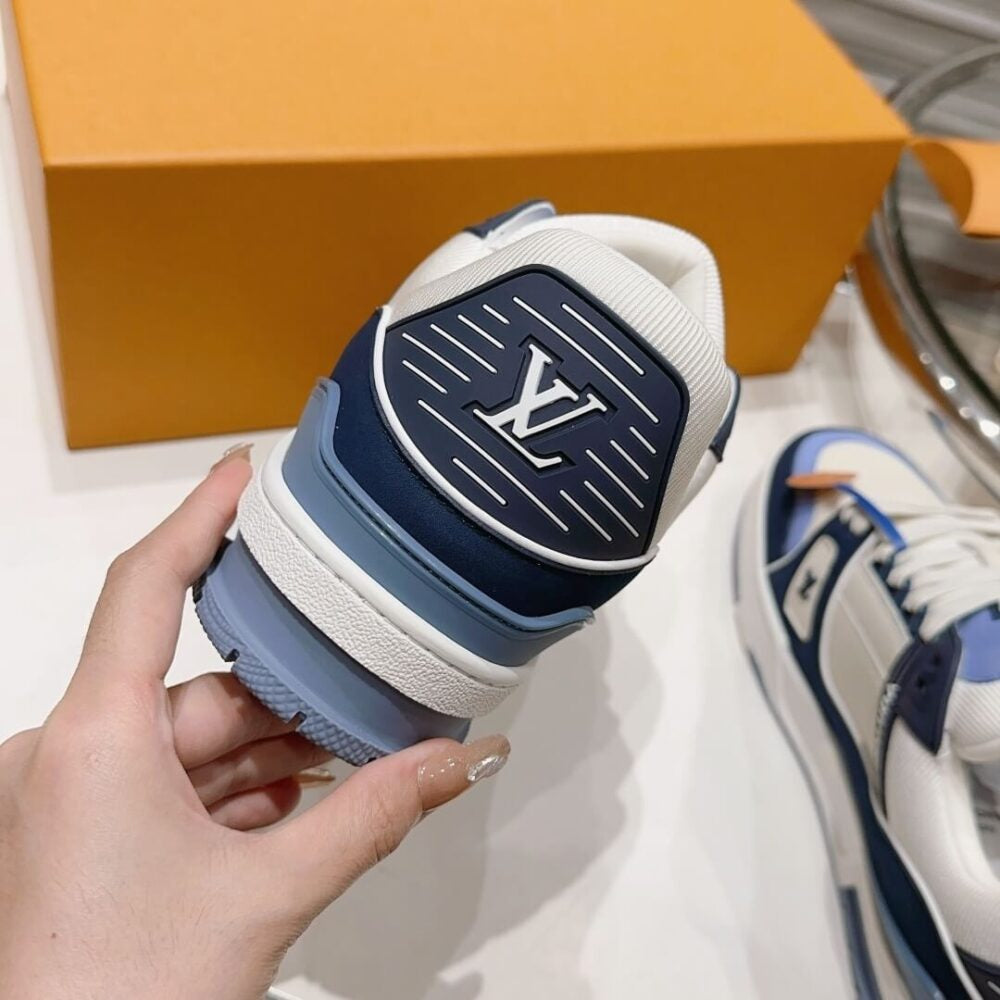 Louis Vuitton LV Trainer Blue Beige
