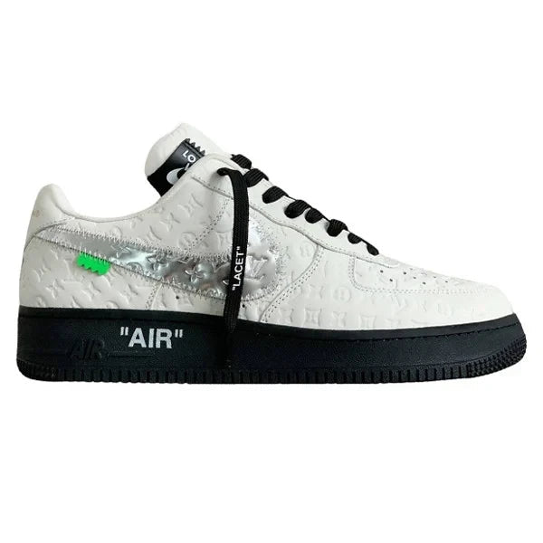 Louis Vuitton x Nike Air Force 1 Low White Black Silver