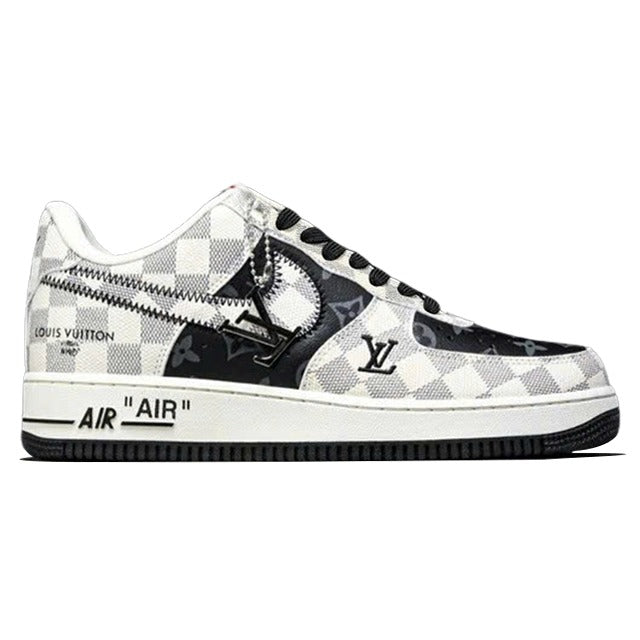 Louis Vuitton x Nike Air Force 1 Royal Black
