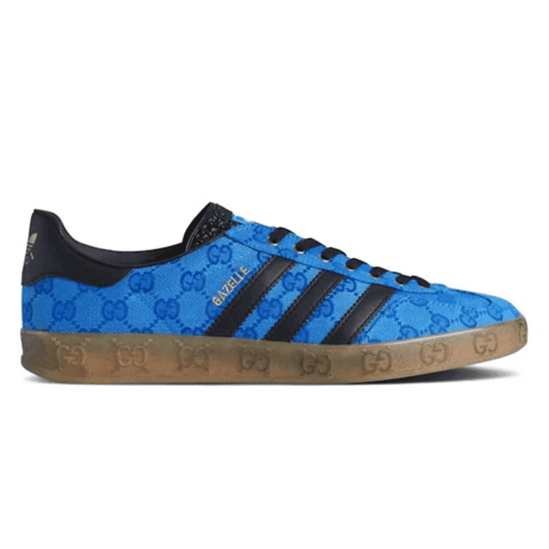Adidas x Gucci Gazelle Blue GG Monogram