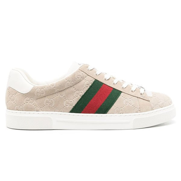 Mens Gucci Ace Web Sneakers