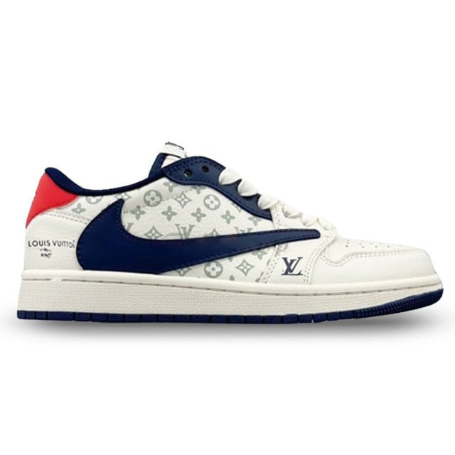 Louis Vuitton x Nike Air Jordan 1 Low Tricolor Monogram (Custom)