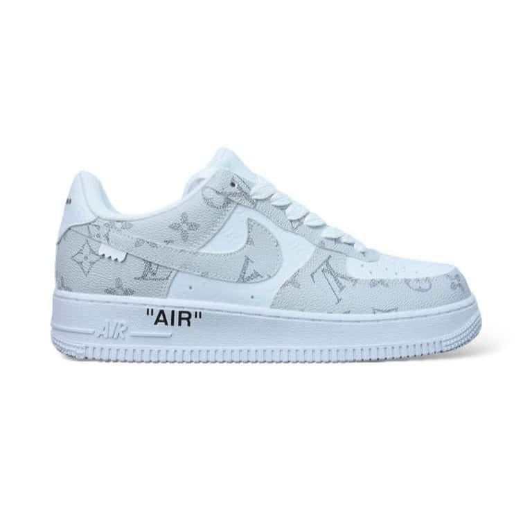 Louis Vuitton x Nike Air Force 1 Low By Virgil Abloh White Gray