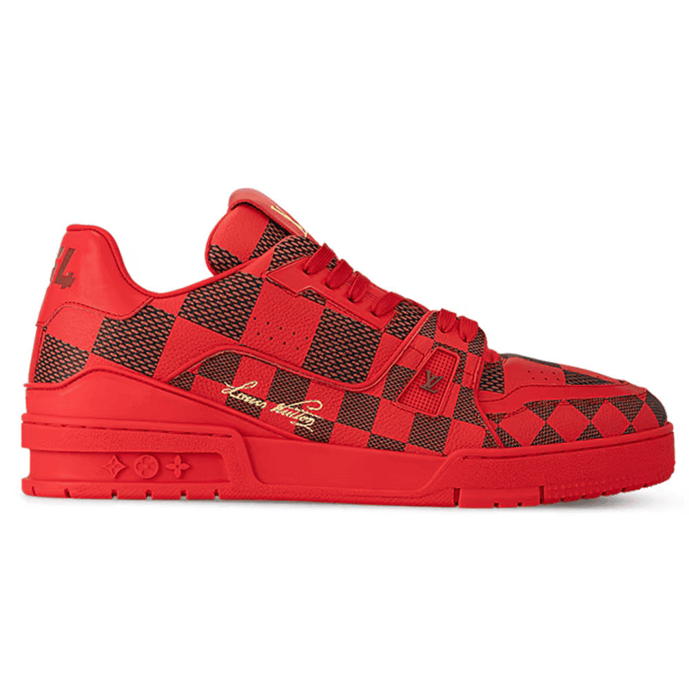 Louis Vuitton LV Trainer Sneaker DarkRed