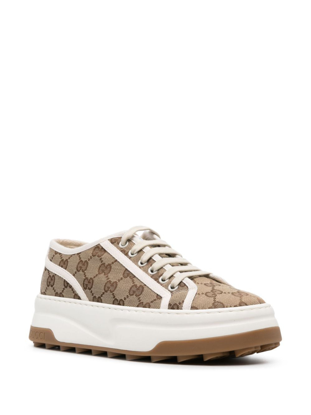 Mens Gucci GG Canvas Panelled Sneakers