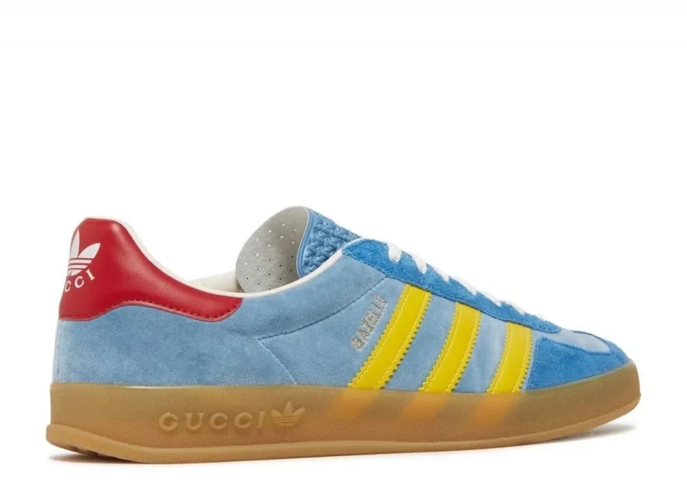 Adidas x Gucci Gazelle Light Blue Suede