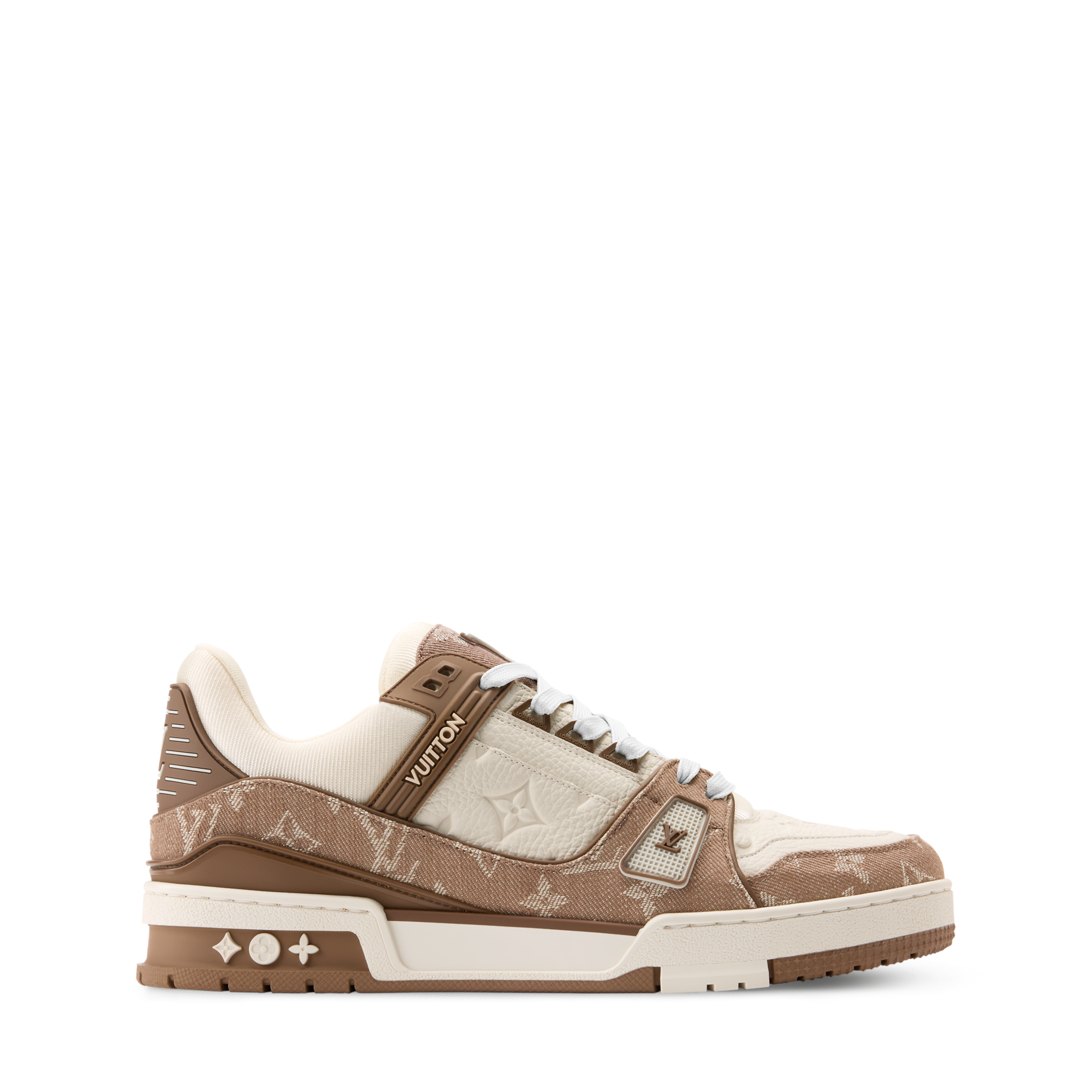 Louis Vuitton LV Trainer Sneaker Monogram Brown Denim