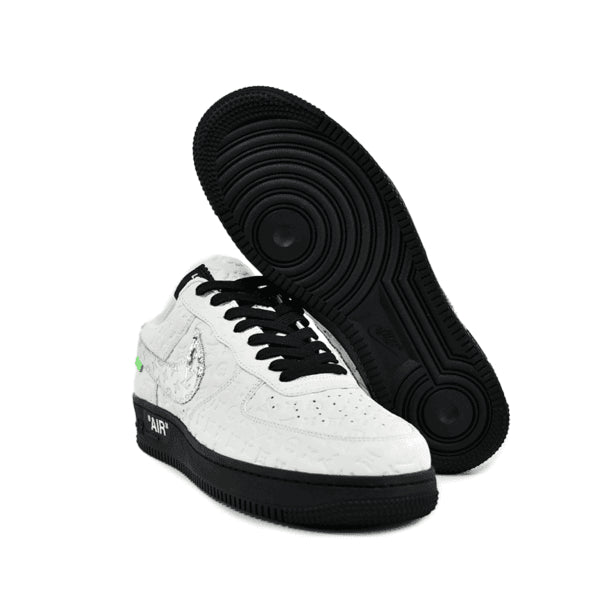 Louis Vuitton x Nike Air Force 1 Low White Black Silver