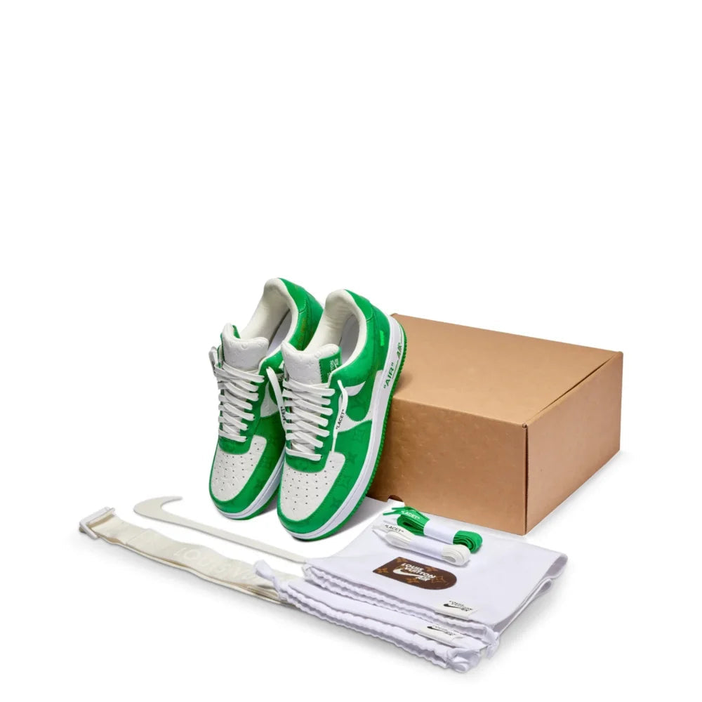 Louis Vuitton x Nike Air Force 1 Low By Virgil Abloh White/Green