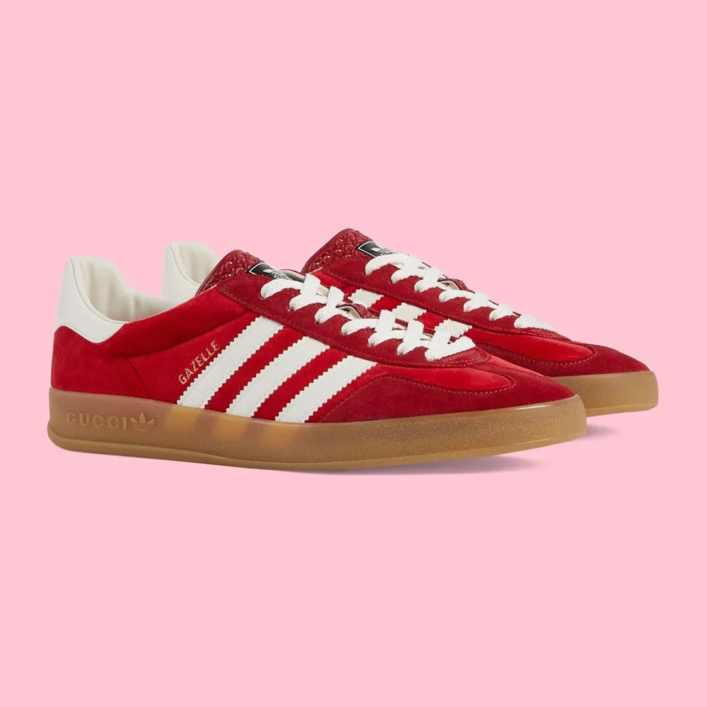 Adidas x Gucci Gazelle Red