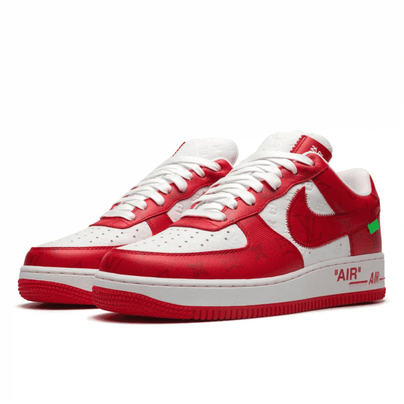 Louis Vuitton x Nike Air Force 1 Low By Virgil Abloh White/Red