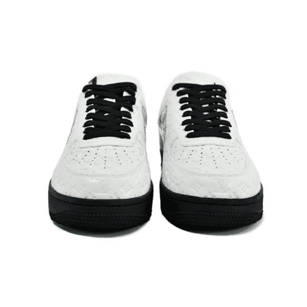 Louis Vuitton x Nike Air Force 1 Low White Black Silver