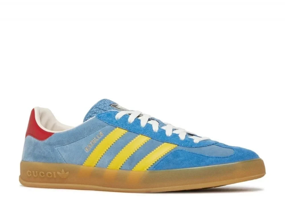 Adidas x Gucci Gazelle Light Blue Suede