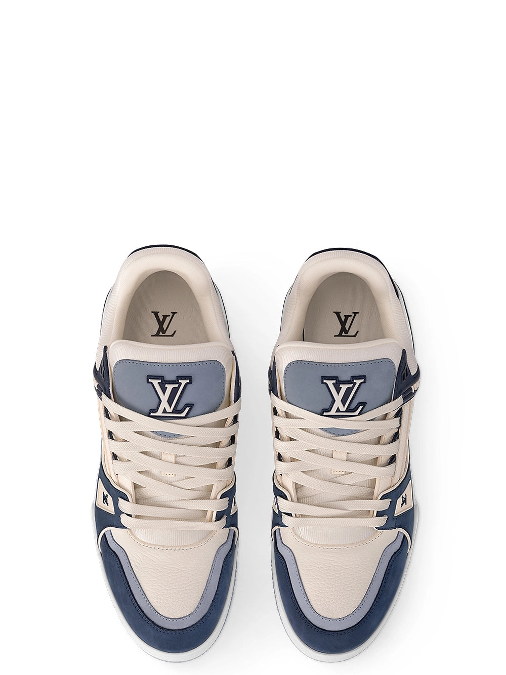Louis Vuitton LV Trainer Blue Beige