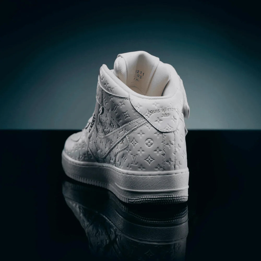 Louis Vuitton x Nike Air Force 1 Mid White