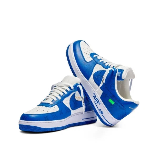 Louis Vuitton x Nike Air Force 1 Low By Virgil Abloh White/Blue