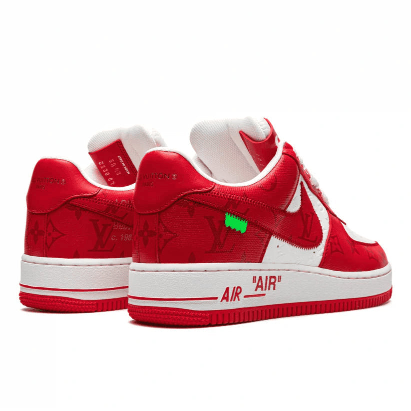 Louis Vuitton x Nike Air Force 1 Low By Virgil Abloh White/Red