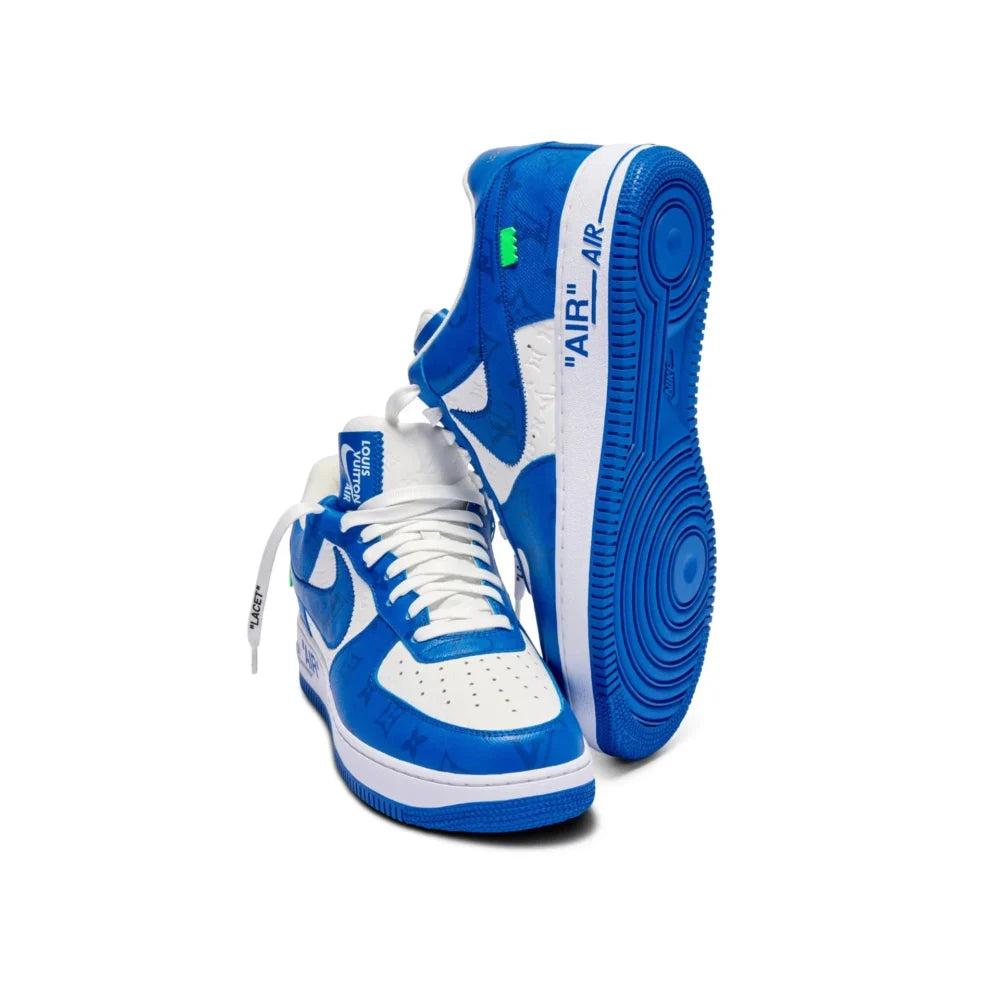 Louis Vuitton x Nike Air Force 1 Low By Virgil Abloh White/Blue