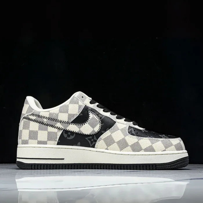 Louis Vuitton x Nike Air Force 1 Royal Black