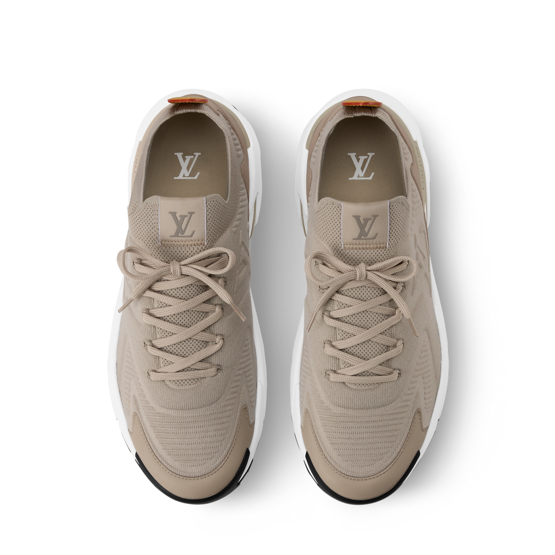LV Tatic Knit Sneaker Beige