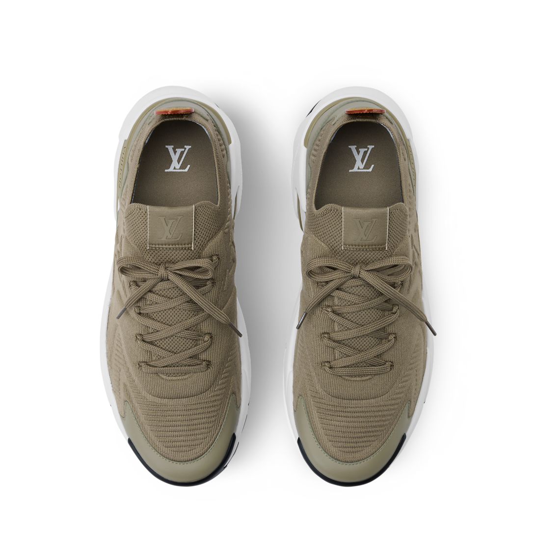 LV Tatic Knit Sneaker Khaki